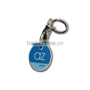 Shopping Cart Coin Keychain,metal Coin Holder Keychain,trolley Coin Keychain for Supermarket thumbnail-3
