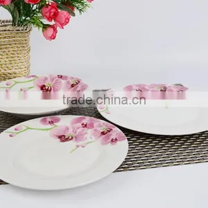 18 Pcs Porcelain Dinnerware, China Porcelain Set, White Porcelain Tableware thumbnail-1