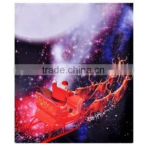 Christmas Series Design Digital Printing Shower Curtain thumbnail-6