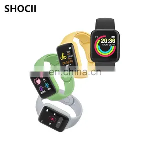 Health Fitness Tracker Smart Wristband Y68 D20 Sports Watch Heart Rate Blood Pressure Smart Bracelet for Android IOS thumbnail-1