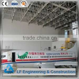 Good Quality Low Cost Arched Steel Aircraft Hangar thumbnail-3