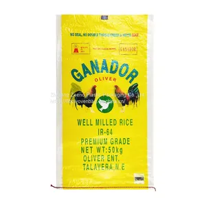 PP WOVEN BOPP LAMINATED SACK WITH TOP OPEN BLOCK BOTTOM AND CUSTOMIZED BLUE COLOR. thumbnail-1