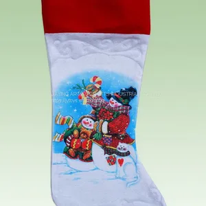 OEM Xmas Stocking Customized Sublimation Printing thumbnail-1