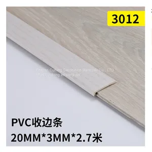 PVC Inner Corner Line Folding Bar Stone Plastic Floor Wood Grain Buckle Bar Partition Decorative Line Lining Bar Right Angle Seven Word Closing Line thumbnail-1