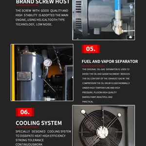 SCAIR 30HP 1.2MPa Oil-Free Compressor for Aerospace Hydraulic Test Benches & NDT Systems thumbnail-5