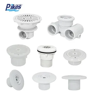 ABS UV Plastic Fittings Swimming Pool Accessory High Quality Plastic Equipment Skimmer Water Return Massage Jet thumbnail-1