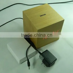 2015 New Digital Wooden LED Alarm Clock, Wooden Digital Table Clocks For Promotion Gift thumbnail-5