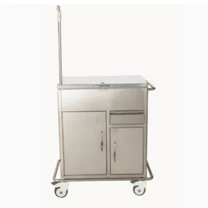Medical Hospital Multi-Function Stainless Steel Medical Treatment Dressing Trolley thumbnail-5