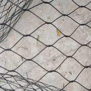 Custom Cable Mesh 304 316 Stainless Steel Building Roof Balcony Stairs Bridge Construction Safety Rope Wire Mesh thumbnail-4