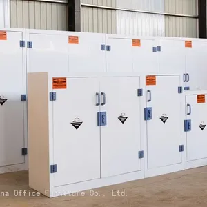 Hengna PP Corrosive Substance Storage Cabinet - Double Lock Security for Laboratory Chemicals thumbnail-1