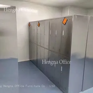 304 Stainless Steel Lockers With Ventilated Doors&Easy-to-Sanitize Surface, 1800x900mm for Food Processing Factory & Cold Storage Facilities-SS5489 thumbnail-5