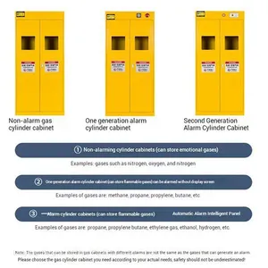 Explosion-Proof Gas Safety Cabinet With Smart Sensor & Automatic Venting Fan for Semiconductor and Electronics Factory-ODM/OEM thumbnail-3