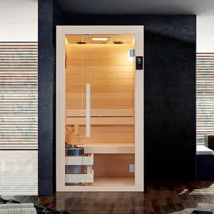 1-2 Person Mixed Outdoor Full Spectrum Infrared Sauna thumbnail-3