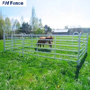 Hot-DIP Galvanized Cattle Pen Fence Animal Husbandry Equipment Farm Fence Farm Fence Cattle Farm Equipment thumbnail-1