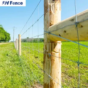 Cheap Livestock Fence Cattle Fence Field Galvanized Fixed Knot Steel Wire Mesh Customized thumbnail-6