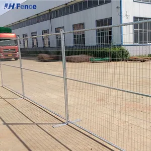 Fence Manufacturers Wholesale Customized Cheap Price Outdoor Galvanized Canada Temporary Fencing Trellis Fence for Construction thumbnail-5