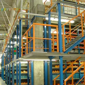 Mezzanine Rack Steel Structure Mezzanine Platform for Automotive Parts Storage in Manufacturing Plants thumbnail-3