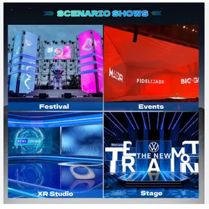 Outdoor Rental Mobile LED Full Video Panel Display Screen Backlit Building Display Screen Concert AC Power Supply thumbnail-3