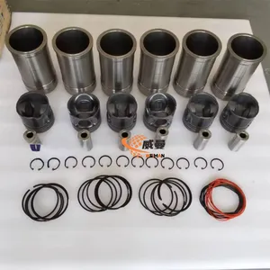 7000000583A Liner Kits With Piston Piston Ring Piston Pin for Weichai WD10 WD615 Engine Parts thumbnail-1