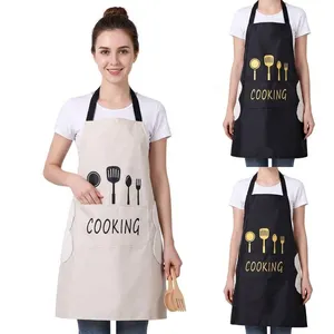 Sleeveless Apron Manufacturer Customize High Quality Low Price Waterproof Cooking Kitchen Apron Custom thumbnail-3