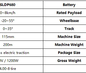 Vigorun SLDP680 Four Wheeler Dumper 680kg Heavy Load Remote Control Electric Transport Vehicle thumbnail-2