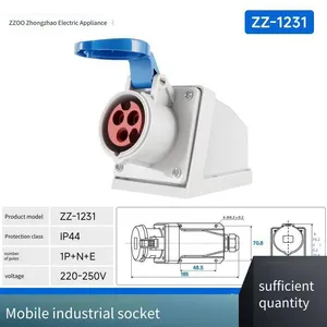 Domestic Industrial Waterproof Connectors, Cable Waterproof Joints, Underwater Plugs and Sockets With 3, 4, or 5 Cores thumbnail-5