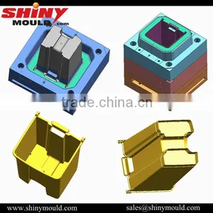 Plastic Garbage Bin Dustbin Mould / Industrial Bin Mould thumbnail-1