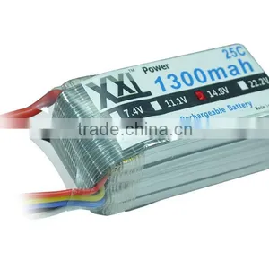 XXL 25C 1300mAh 4S 14.8V Lipo Battery Batteria Akku Packs With Accumulators rc Helicopters Toys & Hobbies thumbnail-3