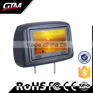 Hot Selling 8" Car Pillow Headrest Monitor DVD Player Without DVD Driver Car Mp3 Player thumbnail-1