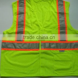 Polyester Zip Safety Vest thumbnail-1