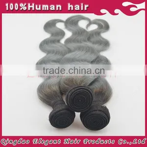 2015 Hot Sell Christmas Cheap Indian Virgin Human Ombre Hair With High Quality thumbnail-3