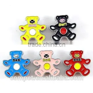 Different Colored Cartoon Enamel Slide Charm 8mm Inner Width Wholesale thumbnail-1