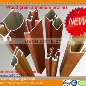 High Quality Kitchen Cabinet Powder Coated and Woodgrain Aluminium Profile thumbnail-1