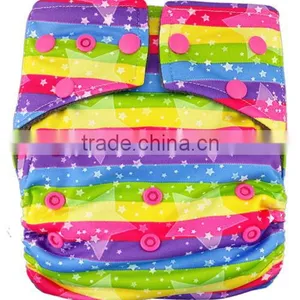 Washable Baby Diaper AIO Diapers With Bamboo Charcoal Innber thumbnail-4