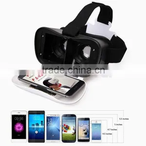VR Headset 3D Google Glass VR 3D Plastic Edition Head Mount Virtual Reality 3D Glasses Active Oculus Rift Google Cardboard,9D VR thumbnail-4