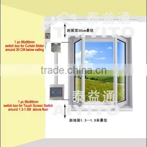 Factory,Durable,Bidirectional,Stable TYT Zigbee Touch Screen Window Opener Switch/smart Curtain Automation thumbnail-1