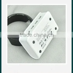 New Intelligent 4-port Usb Travel Charger With UL,CE,FCC Approved for IPhone, IPAD,Samsung,HTC thumbnail-3