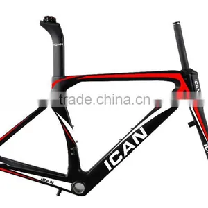Hotest Ican T1000 Full Carbon Fiber Chinese Road Bike Frame 2016,Road Bicycle Carbon Frame China,Bike Frame Carbon Road thumbnail-1