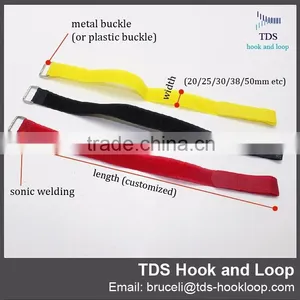 Coloful Adjustable Hook and Loop Strap With Metal Buckle thumbnail-4