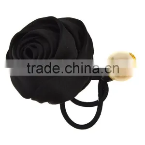 Acetate Satin Rosette Elastic/Hair Ties thumbnail-4