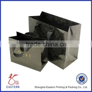 Customized Black Paper Bag thumbnail-1