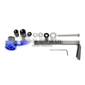 BJ-LG-003 Aftermarket Blue Bent Style 7/8" 22mm CNC Motorcycle Lever Guard thumbnail-6
