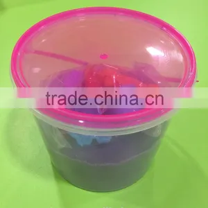 Kid Play Dynamic Sand ,many Colorful Martian Moving Sand in Bucket Packing thumbnail-2