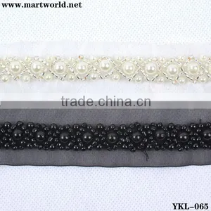 Hot Selling Beaded Crystal Pearl Trimmings(YKL-065) thumbnail-1