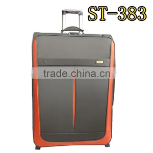 Fake Button Trolley Generous Design Two Wheels 900D Luggage Set for Selling thumbnail-1