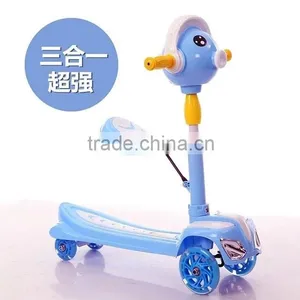 2016 China New Products Original Factory 3 in 1kids Scooter / Kick Scooter With Seat Basket thumbnail-4