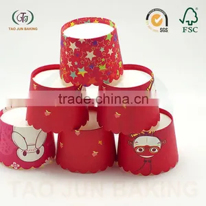 Christmas Paper Cupcake Cups Health Food Wrapper New Design thumbnail-1