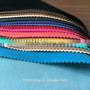 Knitted Polyester Plain Flock Fabric for Cushion thumbnail-5
