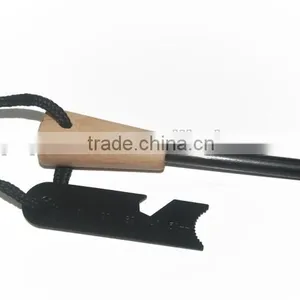 2014 New Camping Survival Wood Fire Starter Survival Wooden Flint thumbnail-1