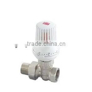 Brass 3/4" Automatic Thermostatic Radiator Valve(Straight Valves) thumbnail-1